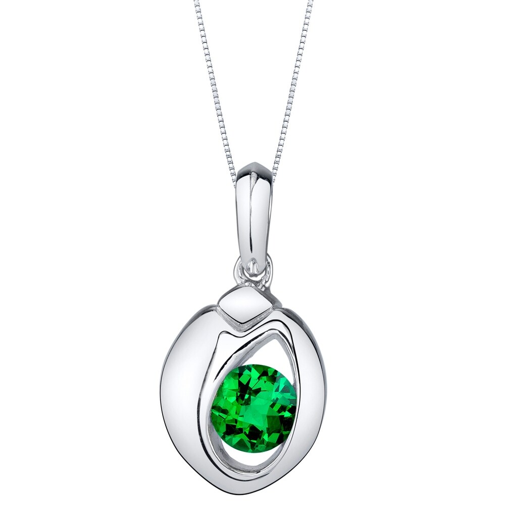 Xtremegems Mtorolite 925 Silver Pendant Jewelry 1 3/4 27599P Emerald Chrysoprase