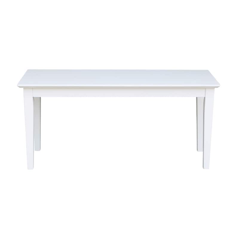 Shaker Style Bench - 39" x 14" - 39" x 14"