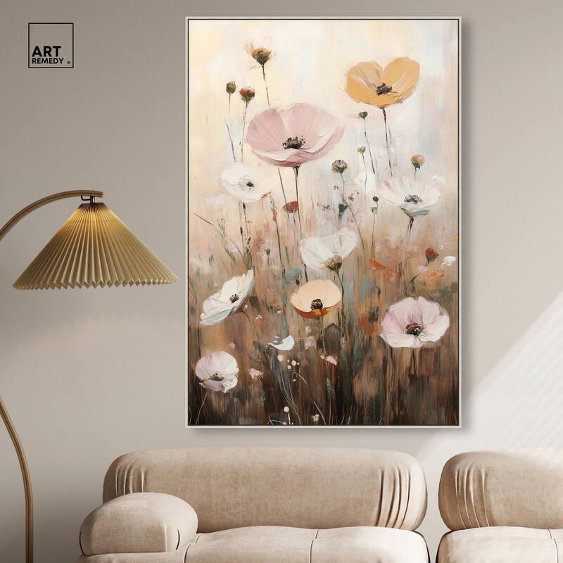 Delicate Flowers in Bloom Canvas by Art Remedy