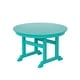 preview thumbnail 16 of 60, Laguna 47" Outdoor Round Patio Dining Table Turquoise