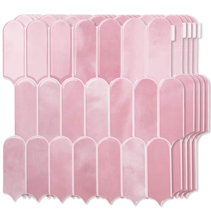 Art3d 10pcs Peel and Stick Backsplash Thickened Tiles, 12''x12'', Cover 10 Sq.Ft. - N/A