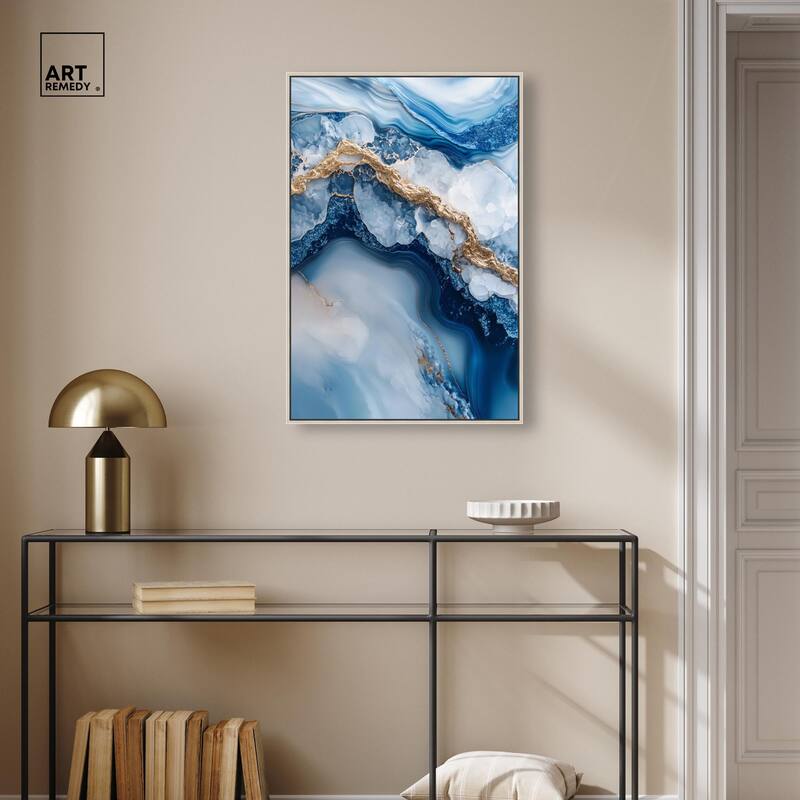 Molten Topaz II Canvas by Art Remedy