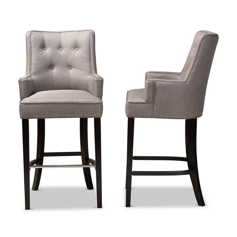 Aldon Modern and Contemporary 2-Piece Bar Stool Set