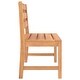 preview thumbnail 4 of 5, vidaXL Patio Bench 44.9" Solid Teak Wood