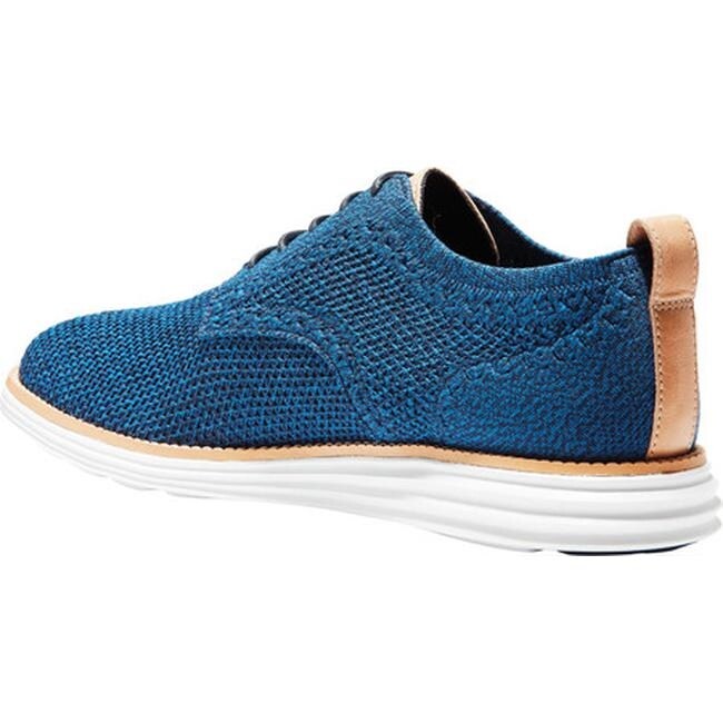 cole haan grandmøtion navy stitchlite lace ups