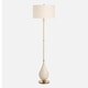 preview thumbnail 1 of 4, Uttermost Dewdrop Ivory Floor Lamp
