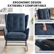 preview thumbnail 45 of 54, HOMYKA 25.2” Wide Rocking Chair with Button Accents for Nurseries