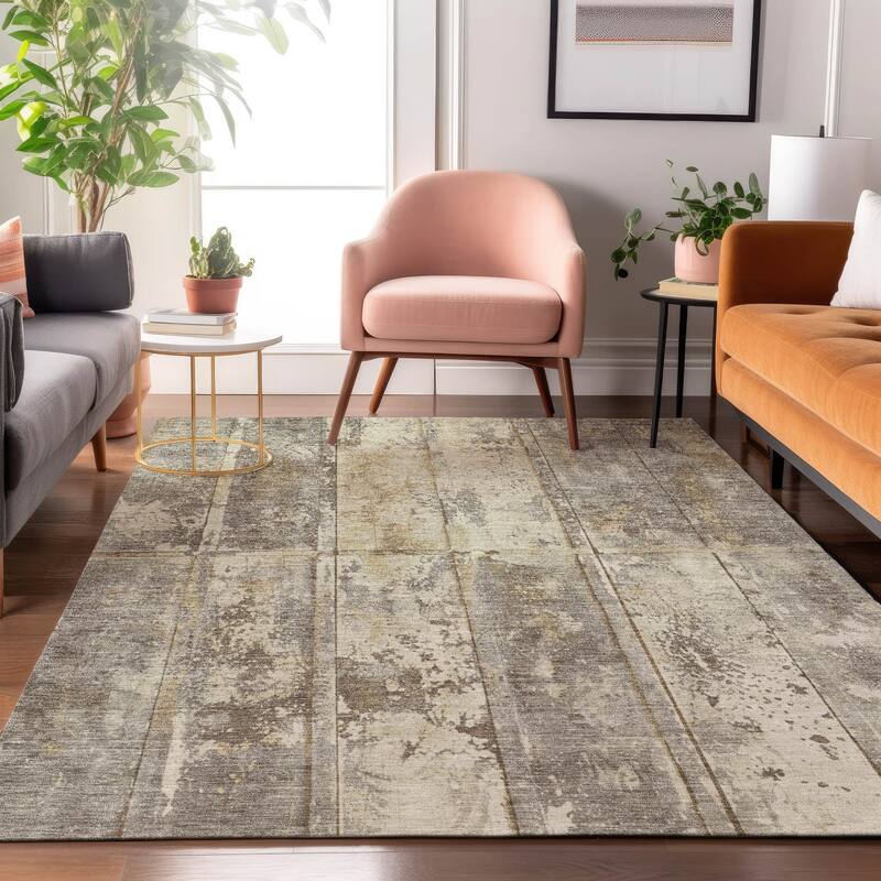 Premium Washable Super Soft Modern Panel Mayfield Rug