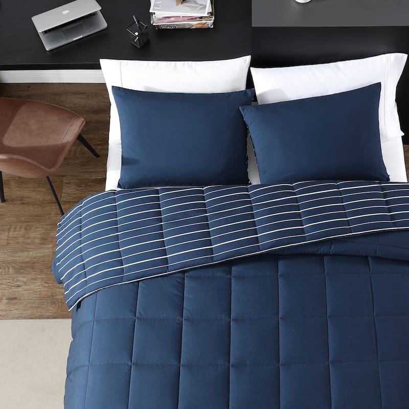 Nautica Longdale Cozy Microfiber Reversible Comforter Set