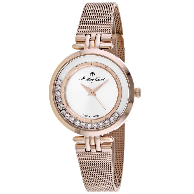 Mathey Tissot Women's Fleury XVI Silver Dial Watch - FOO4PI - 6 (36)