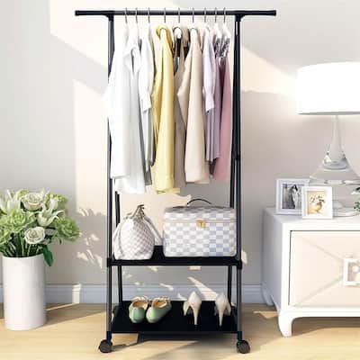 Clothes Rack Small Metal - 62.99"D x 21.65"W x 21.65"H