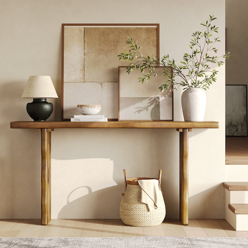 63'' Solid Wood Console Table