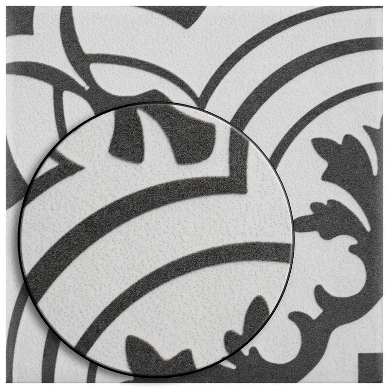 Merola Tile Twenties Mini Vintage 3-7/8" x 3-7/8" Ceramic Floor and Wall Tile