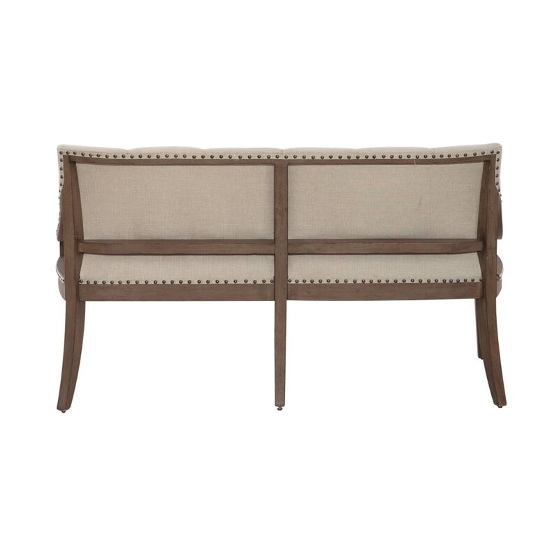 Americana Farmhouse Dusty Taupe Trestle Table Set with Dining Chairs Various Options