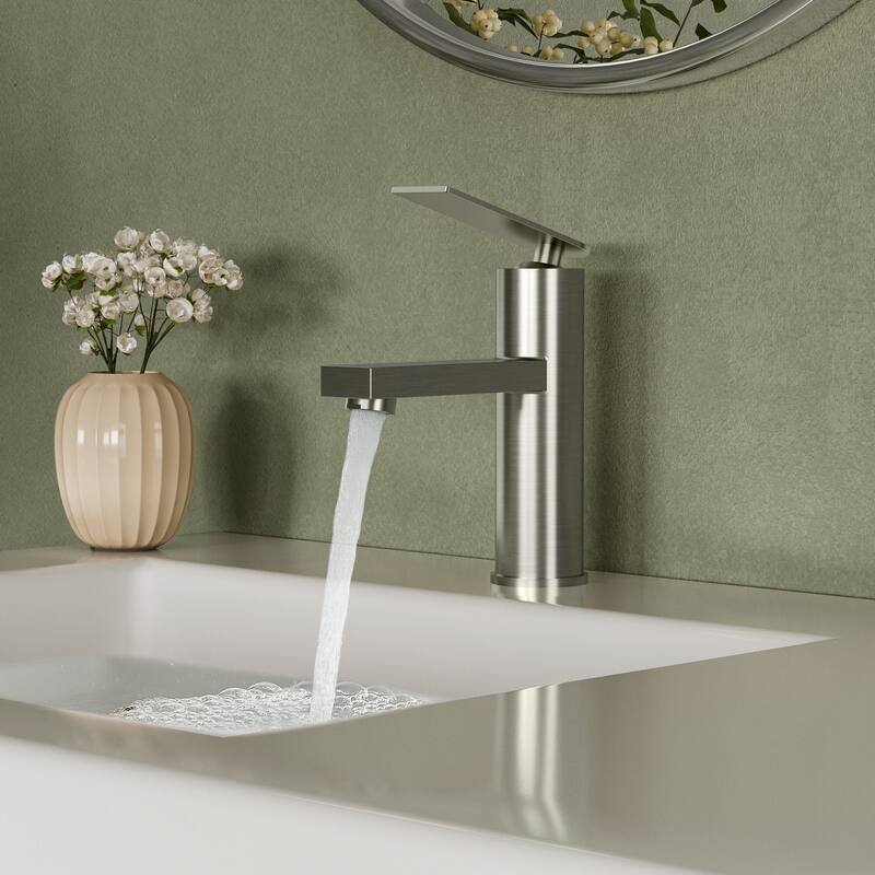 2-Pack Single Lever Handle Bathroom Sink Faucet Single Hole Basin Faucet