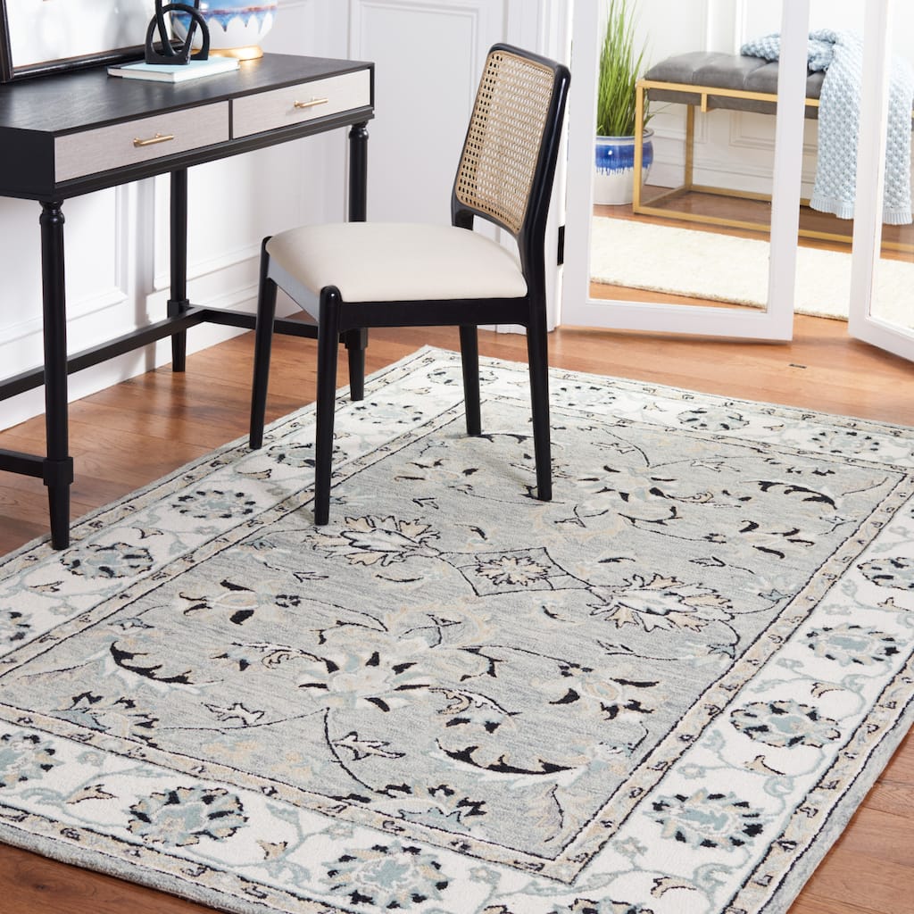 SAFAVIEH Handmade Micro-Loop Taletta Oriental Wool Rug