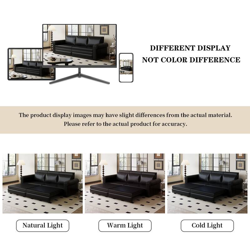 93.7 inch King Pull Out Sofa Bed
