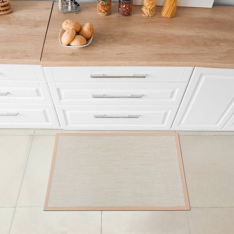 World Rug Gallery Basketweave Anti-Fatigue Standing Mat