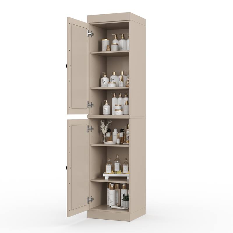100% Solid Wood 16.5" Bathroom Cabinet with Optional Doors by Palace Imports