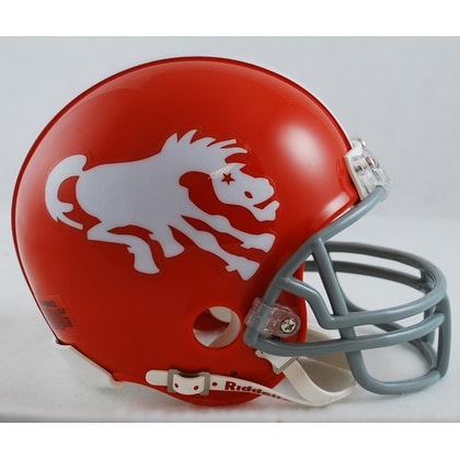 Denver Broncos 19621965 Throwback Riddell Mini Football Helmet