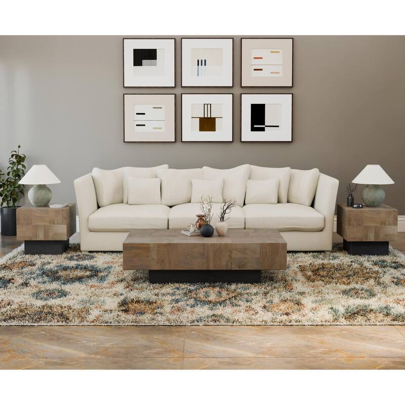 Caden Modern Solid Wood Coffee Table