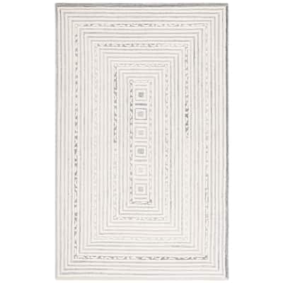 SAFAVIEH Hand-Tufted Ebony Annukka Modern & Contemporary Wool Rug