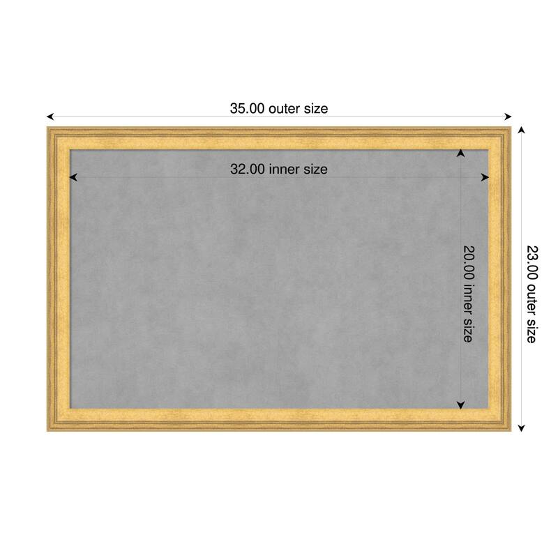 Amanti Art Owen Gold Framed - 35 x 23 in