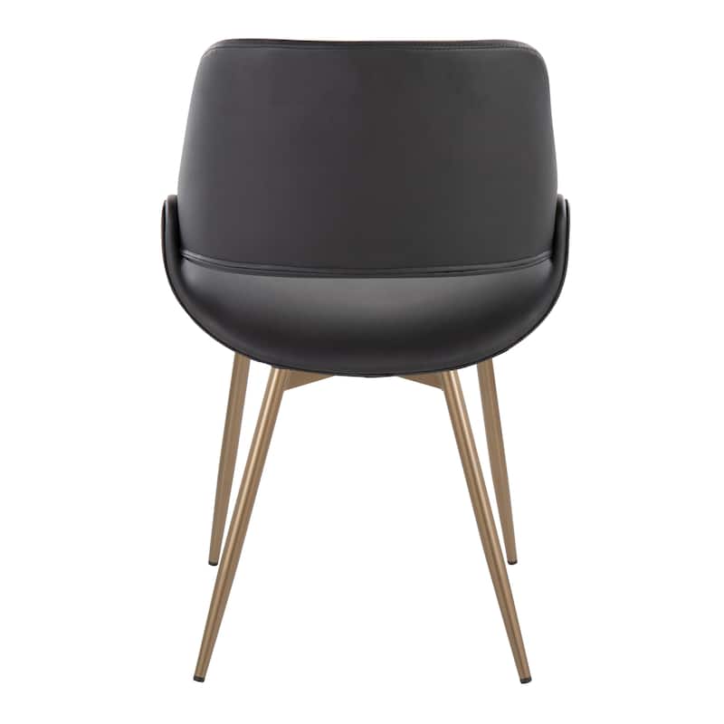 Carson Carrington Svellingen Dining/Accent Chair with Half-Lap Metal Legs (Set of 2)