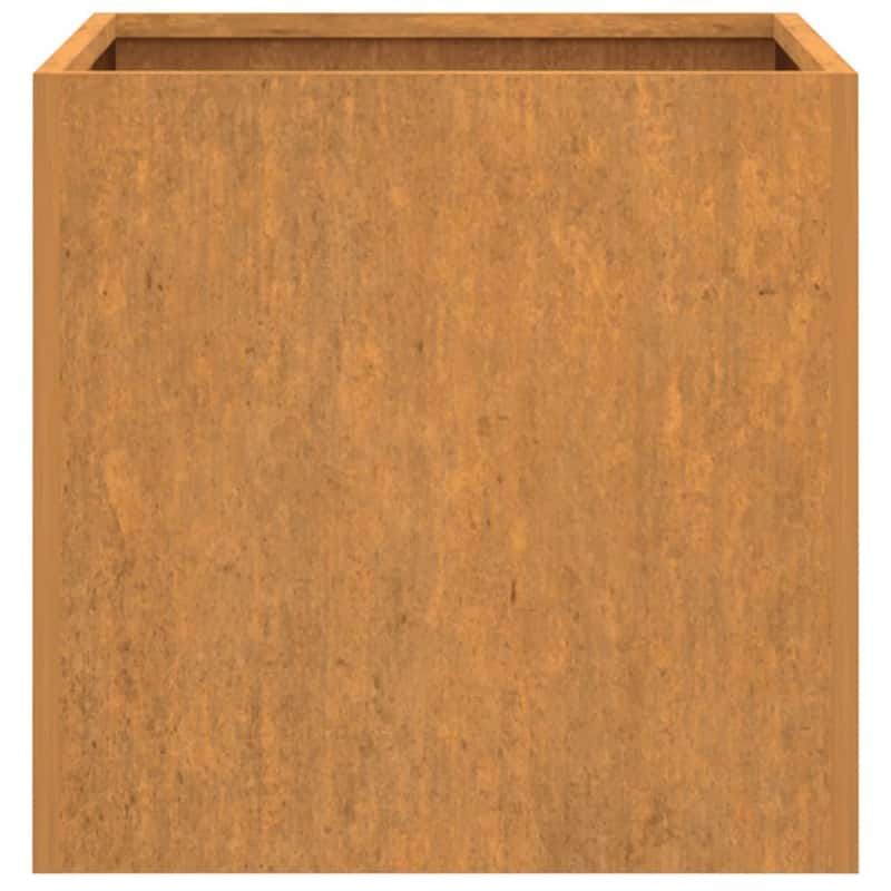 vidaXL Planter Stand Outdoor Raised Garden Bed for Vegetables Corten Steel