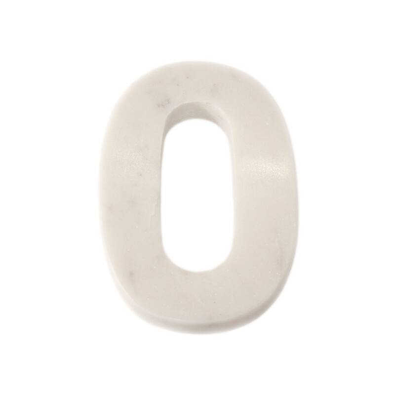 Marble 8" Helvetica 0 - White ST - White - 0