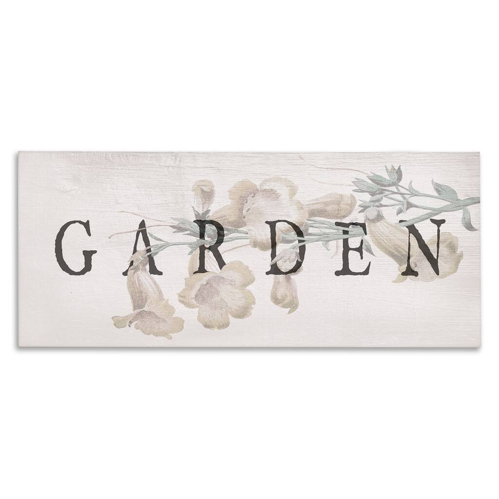 Stupell Rustic Garden & Flower Canvas Wall Art Design By Lil' Rue