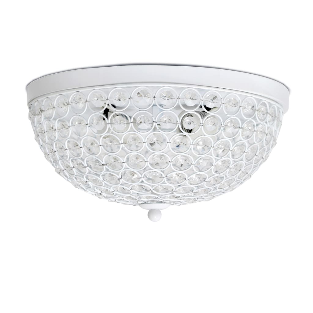 Light Elipse Crystal Flush Mount Ceiling Light
