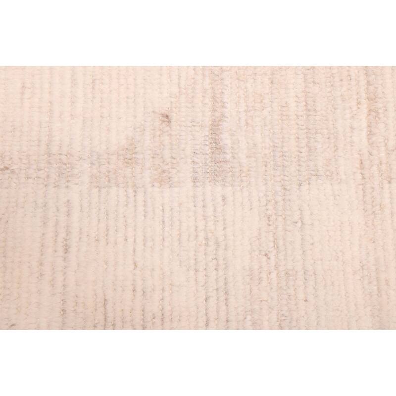 ECARPETGALLERY Hand-knotted Pak Finest Marrakesh Ivory Wool Rug - 7'11 x 10'2