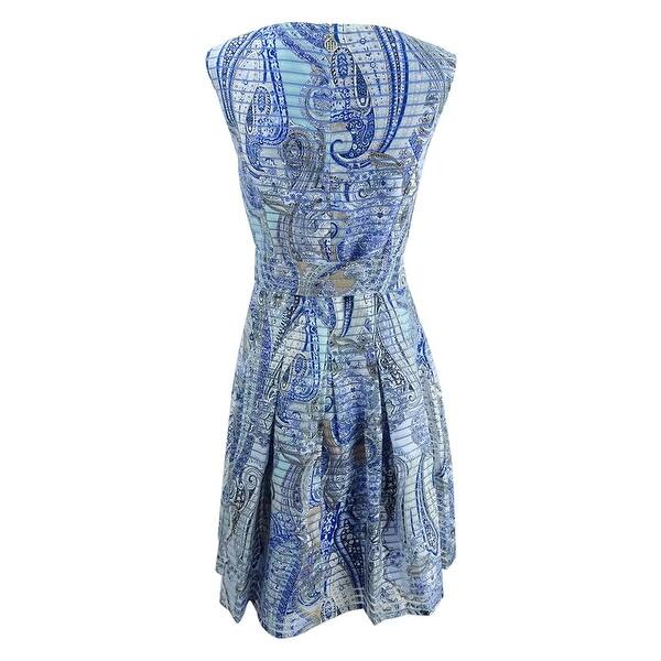 Shop Tommy Hilfiger Women S Paisley Fit Flare Dress Overstock