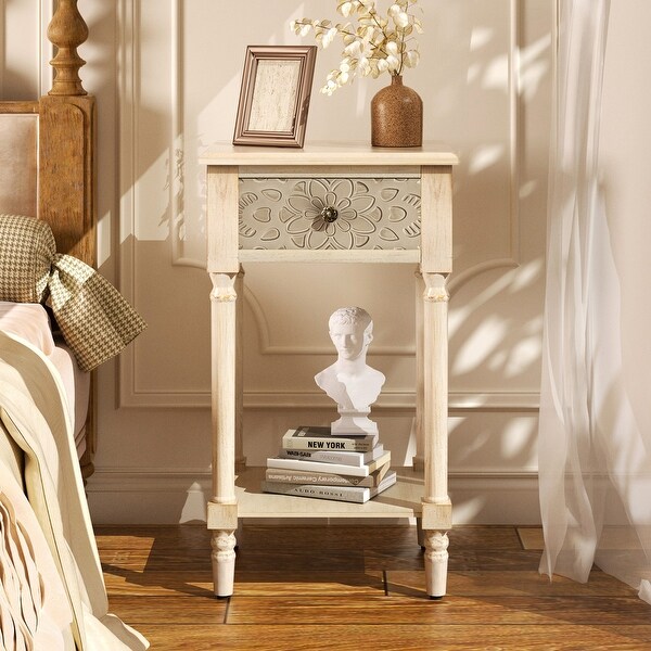 Shabby bedside table discount
