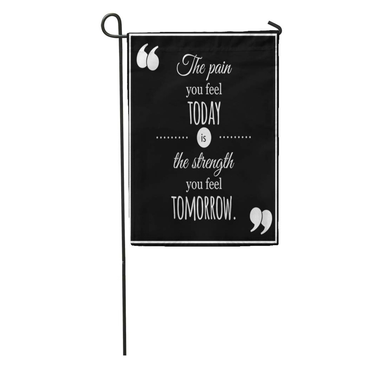 word inspirational quotation meme reason typo amateur artist attitude black garden flag decorative flag house banner