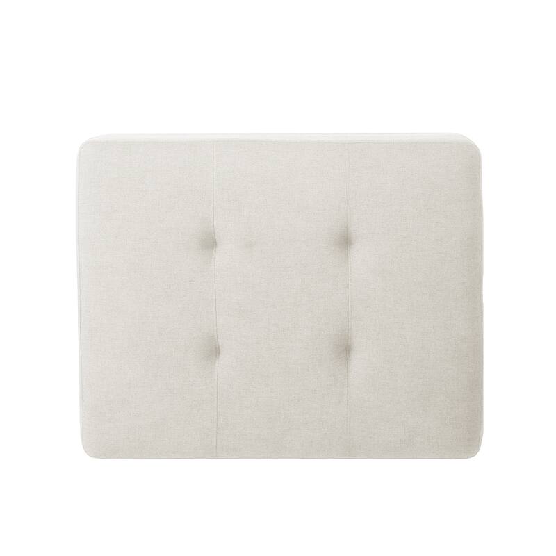 Tiernan Tufted Fabric Ottoman by Christopher Knight Home