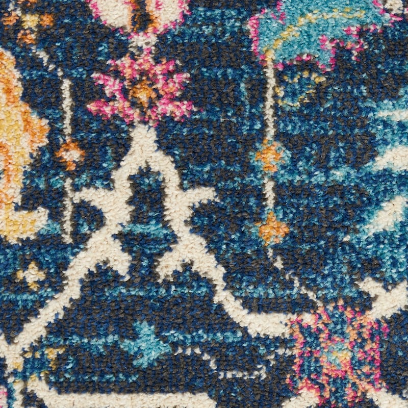 Nourison Passion Boho French Country Floral Area Rug.
