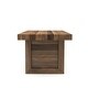 preview thumbnail 6 of 4, Furniture of America Anaisha Rustic Solid Wood 68-inch Dining Table - Natural