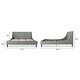 preview thumbnail 118 of 193, Aspen Upholstered Channel Tufted Platform Bed