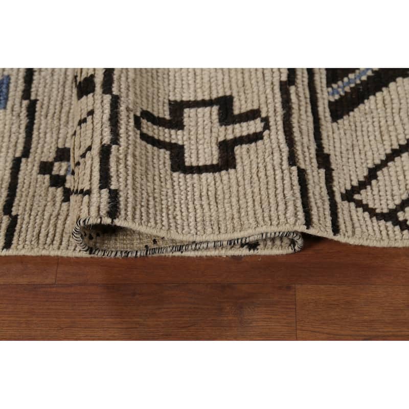Trellis Moroccan Oriental Area Rug Handmade Wool Carpet - 8'9"x 12'3"