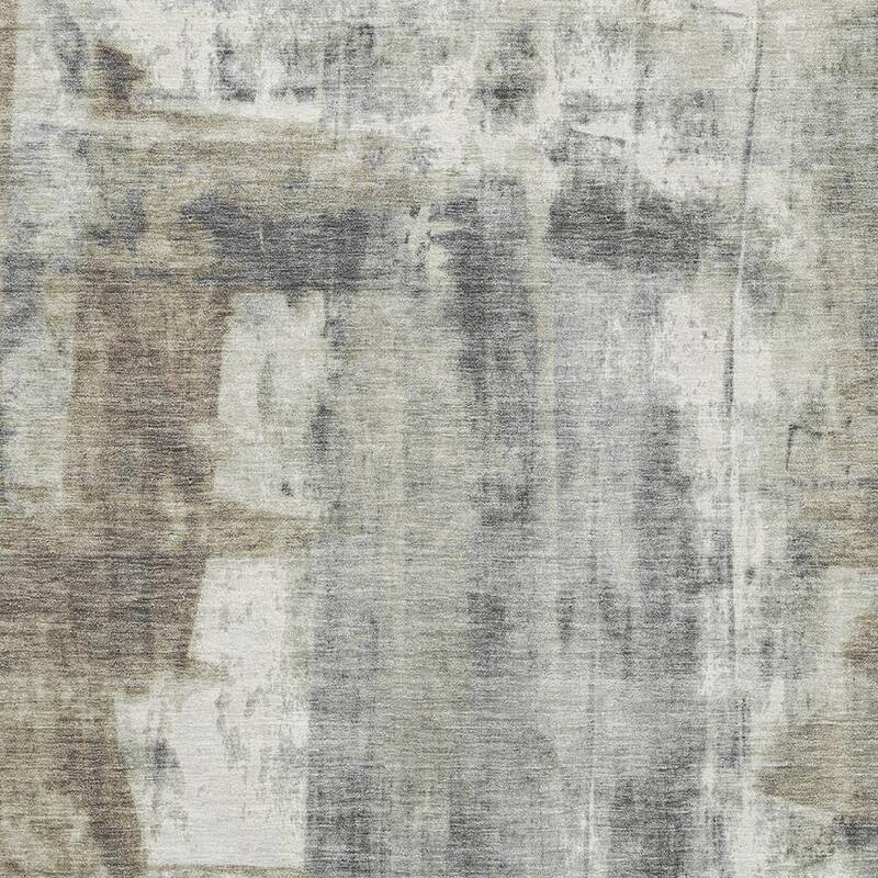 HomeRoots Abstract Transitional Rectangle Area Rug - 8' X 10'