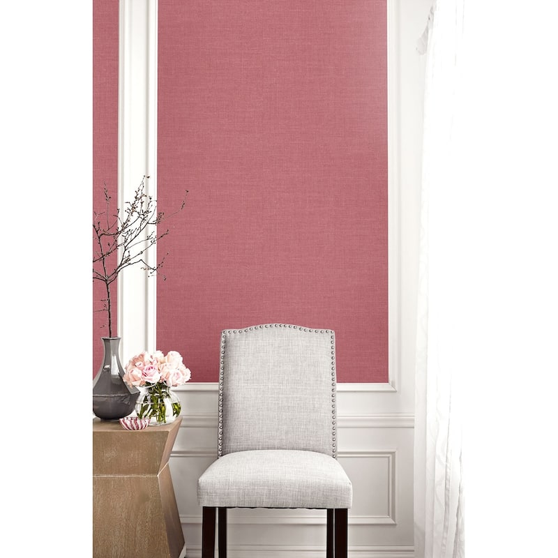 Seabrook Designs Hopsack Embossed Vinyl Unpasted Wallpaper