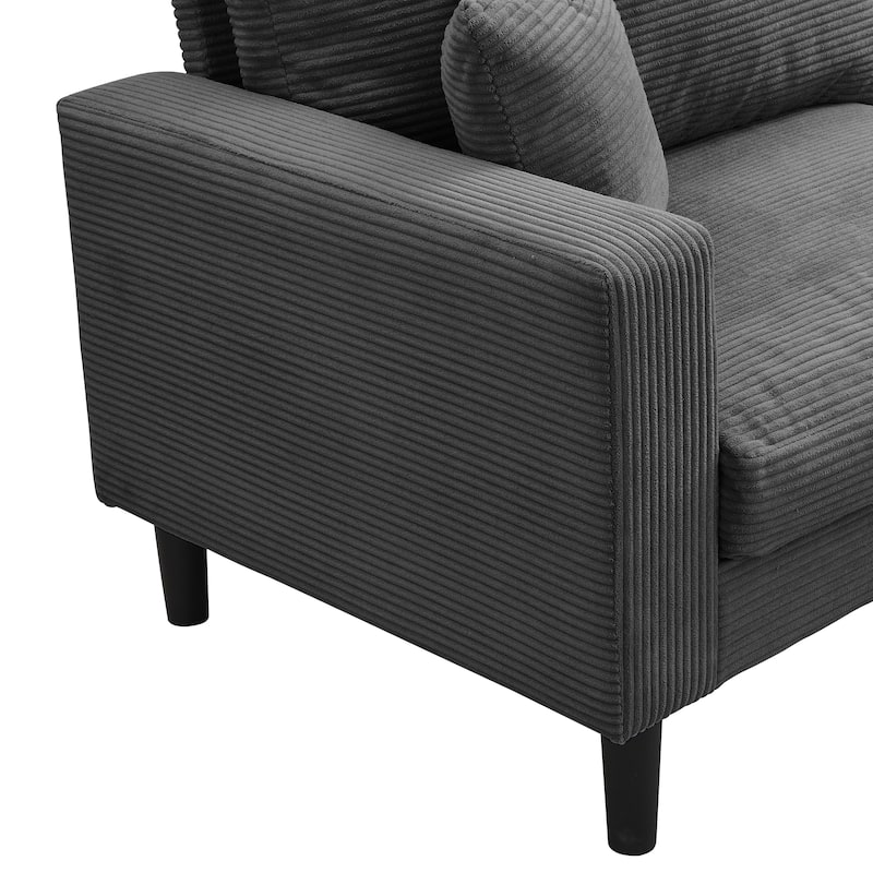 Two Piece Sofa Set, Living Room Three seater+Two seater, Comfy , Modern Upholstered Sofa, Living Room Bedroom Apartment