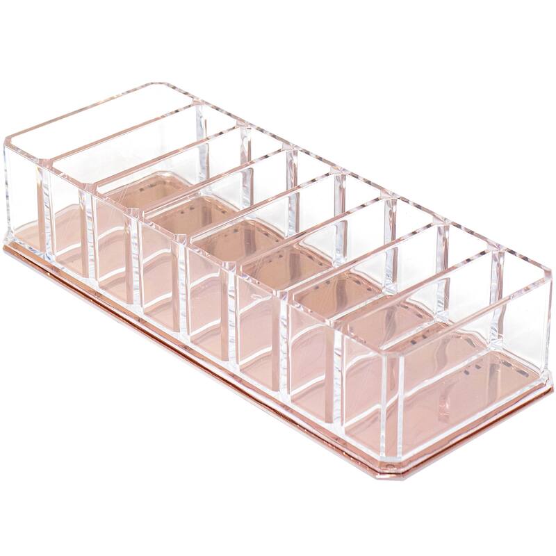 Sorbus 8 Slot Bronzer and Blush Makeup Organizer, Cosmetics Storage - Clear