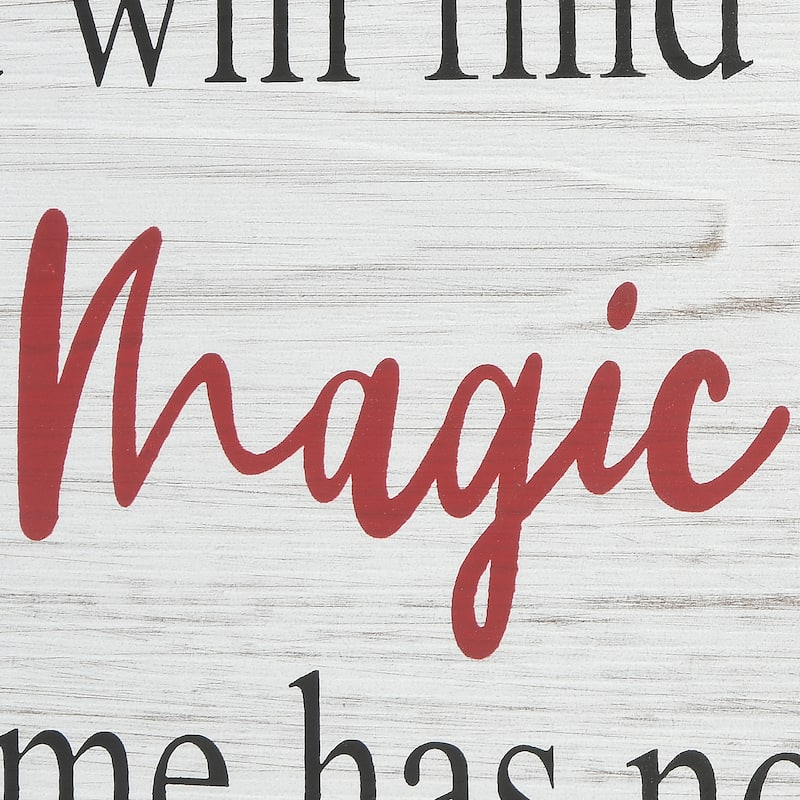 National Tree Company 16 in. Santa's Key Tabletop Sign - 16 in