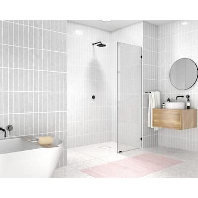 Glass Warehouse 78" x 20.5" Frameless Shower Door - Single Fixed Panel