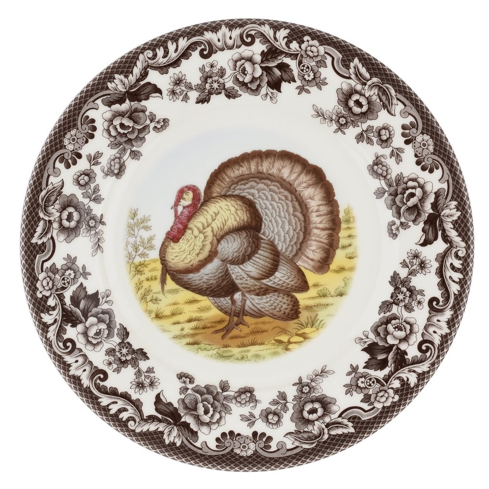Spode Woodland Luncheon Duck Motif Plate