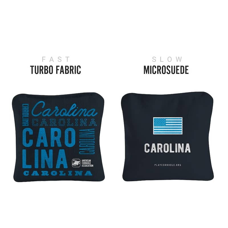 Carolina Football Dark Blue Dual Sided Cornhole Bags