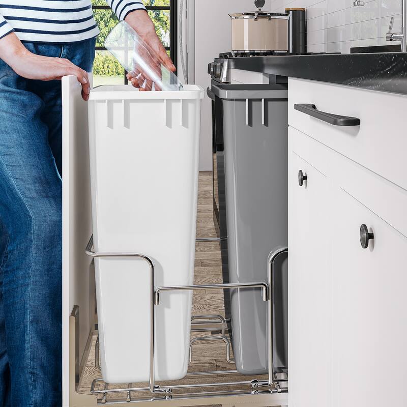 Moasis 41L Pull Out Kitchen Waste Containers On Sale Bed Bath